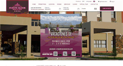 Desktop Screenshot of hotelfuentemayor.com