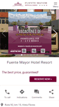 Mobile Screenshot of hotelfuentemayor.com